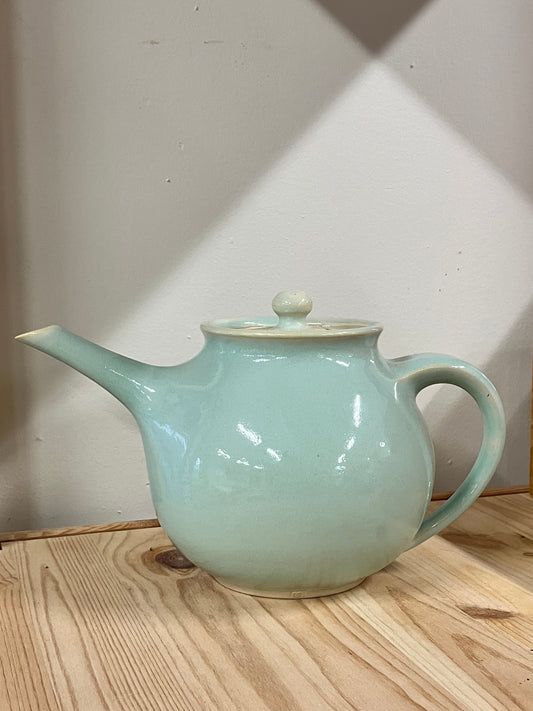 Ceramic Teapot //Gloss mint