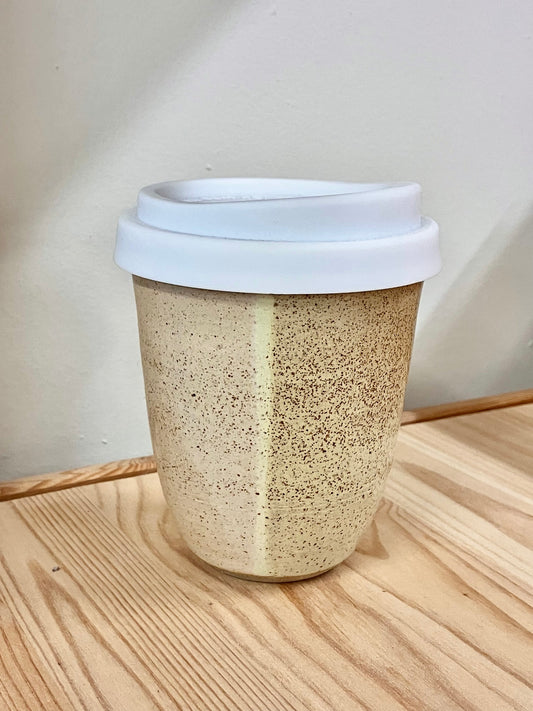 Ceramic Keep Cup //Gloss Salmon Sand